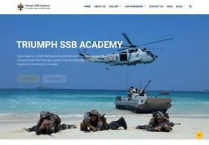 Triumph SSB Academy - Provdes written and ssb coaching for various defence exams by highly experienced assessors from tri services.