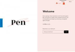 Pen mailing service - I hand-write your cards and personal notes as well as print your letters and mail them to your recipient. Saving you the time and energy of visiting the store, the post office, etc.