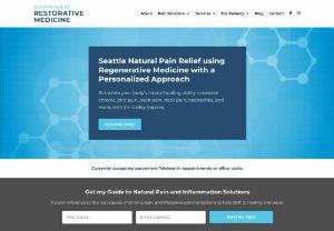 Northwest Restorative Medicine - Seattle natural pain relief using Regenerative Medicine with a personalized approach. Stimulate your body’s innate healing ability to resolve chronic joint pain,  back pain,  neck pain,  headaches,  and more,  with Dr. Carley Squires. || Address: 1818 Westlake Ave N,  Suite 106,  Seattle,  WA 98109,  USA || Phone: 206-486-4399