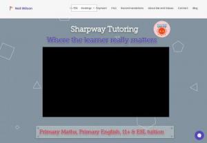 Sharpway Tutoring - Personalised Maths and Literacy tuition at KS1 & KS2 building hope for a brighter future. Personalised English Language tuition to make those next steps in life.