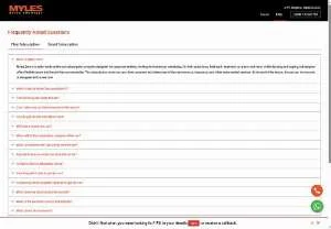 Screenshot of Myles Zero - Car Subscription Program Details