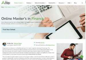 Online Master's in Finance - Earning an Online Master's in Finance degree can effectively change the trajectory of your working life. But which programs and specialties are right for you? This comprehensive guide walks you through the range of options available online, ranks the best and most-affordable master's programs, and provides a resource for financial scholarships, professional associations, and required licenses and certifications.