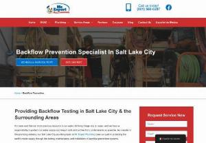 Backflow Prevention Specialist In Salt Lake City - As a leader in the plumbing industry, our team at Mr. Expert Plumbing does our part in protecting the earth's water supply through the testing, maintenance, and installation of backflow prevention systems. In order to test lawn irrigation, pool, fire, and domestic containment, Mr. Expert Plumbing holds a plumbing license in Utah so that we can test and repair applicable devices, assemblies, and systems.

To schedule a us in Salt Lake City or the surrounding areas, contact us today!