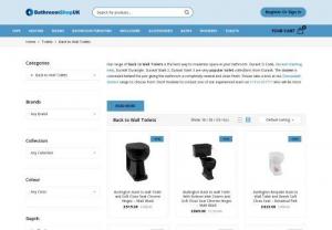 Buy Back to Wall toilets on sale at Bathroom Shop UK! - Browse our range of back to wall toilets in round and square shapes. Buy back to wall toilets online at Bathroom Shop UK. Back to wall toilets are also referred to as floor standing toilets, hidden cistern toilet suites or as a WC with hidden cistern.