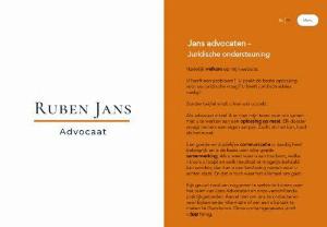Jans Advocaten - As a lawyer, I strive to work with you towards a tailor-made solution. After all, every file requires its own approach. We use our extensive knowledge to tailor the legal support you are looking for. From legal advice to representation in a lawsuit, we'll guide you every step of the way.