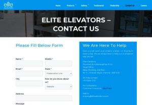 Contact us | Home lift India | | Home Elevators in India - Elite Elevators - Contact us Now for the best home lift Manufacturers in India-. Elite Elevators