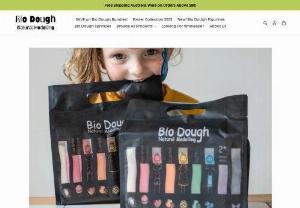 Bio DoUgh - Bio DoUgh is a natural, scented modelling dough made and sourced in Australia. It is also an Australian family owned business. All ingredients are food graded. Flour Salt Oil... So in case a child eats it by mistake it is harmless. The lab test proved that Bio Dough is as safe as food. That said Bio Dough is a TOY not food. The taste is too salty to discourage consumption as mentioned on the packaging! It has a 2 years shelf life if left unopened. Once used it could to be kept for 6 months.