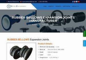Rubber bellows Expansion Joints manufacturer - With the aid of sophisticated machinery and skilled professionals, we have been able offer supreme quality Rubber Bellows Expansion Joints to our valuable customers. Available with us at industry leading prices, these products are highly appreciated in the market for their sturdy construction and longer functional life. To ensure a defect free range, these joints undergo various quality assurance checks conducted by our team of quality controllers.