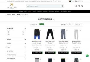 Buy Boy's active wear online in UAE, Dubai | Used active wear for Boys - Buy Boy's active wear online at low price. Choose from a wide range of Gym Wear For Men at Fashionrerun.Available in
UAE, Dubai & Saudi