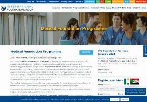 Medical Foundation Programme | Medicine Courses in the UK - International Foundation Group offers Medical Foundation Year Programme in life sciences for those who wish to Study Medicine Courses from UK universities.