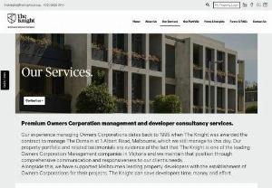 Melbourne Owners Corporation Services - For Melbourne based owners corporation services, The Knight provides a premium owners corporation service to body corporates within Victoria. Visit our website, or call us on 03 9509 3144 to find out more!