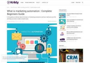 What is Marketing Automation? - Marketing automation software is designed to simplify marketing activities and promotions across platforms and to streamline the most time-consuming activities.