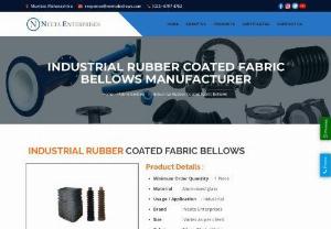 Industrial Rubber Coated Fabric Bellows Manufacturer - We have set a benchmark in the industry for manufacturing and exporting Industrial Rubber Coated Fabric Bellows. The offered bellows are made in tune with the industry standards for meeting the variegated demands of clients. These bellows are durable, resistant to wear & tear, dimensionally accurate and seamless in terms of finish. The offered bellows find application in covering machine parts for enabling protection.