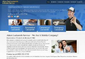 Aiken Fast Locksmith - 24hr Locksmith Services. Call us! Address: 35 Varden Dr Ste 280, Aiken, SC 29803; Phone: (803) 335-3730