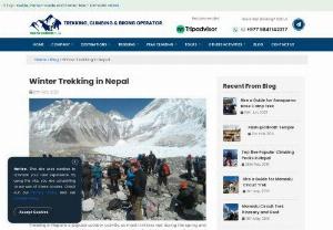 Winter Trekking in Nepal - If you are planning to trek in Nepal at winter Season, we have many different trekking routes in lower altitude as well as we are offering the special Christmas and New Year Trek. So, Winter Trekking in Nepal is best choice to nature lover in Nepal.