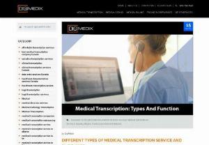 Different Types Of Medical Transcription Service And Their Uses - Are you looking for a dedicated, professional medical dictation service in Alberta? Digimedix is here to help you sort out your medical transcription requirements.