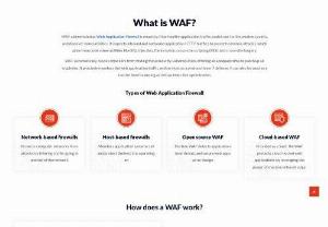 What is WAF - Indusface is a SaaS company that secures critical Web applications of 2000+ global customers using its award-winning platform that integrates Web application scanners, Web application firewalls, CDN, and threat information engine.