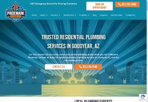 Residential Plumbing Services in Goodyear, Peoria, Sun City West, AZ, & Surrounding Areas | Pridemark Plumbing - For the best residential plumbing services in Goodyear, AZ, and the surrounding areas, count on Pridemark Plumbing. Contact our company to speak to plumbing experts today!