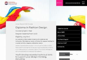 Fashion Designing Diploma Courses in Delhi - With the aid of INSD, fashion design courses after fashion designing diploma courses in Delhi in Delhi are possible as they offer fashion design courses from years to many students with high job placement rates of INSD students, as well as very competitive fees compared to other institutions.