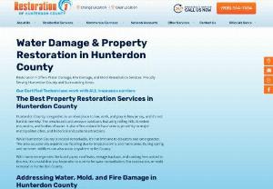 Restoration 1 of Hunterdon County - At Restoration 1, we know how a much is at stake and we believe it is our mission to restore your home from disasters such as water, fire damage and mold damage. Satisfaction guaranteed - and the most experienced and knowledgeable team in the restoration business.