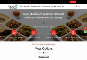 Online Home Cooked Food Delivery Service in Hyderabad | Home's Kitchen - Relish the tastiest meals with Home's Kitchen. Fresh & delicious home cooked meals food order delivery services in Hyderabad. 100% safe & sanitized kitchens. Daily food delivery in Hyderabad.
