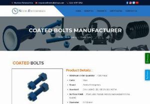 Coated Bolts Manufacturer - We are considered a renowned name in the business, which manufactures, supplies and exports Coated bolts From Mumbai, India.