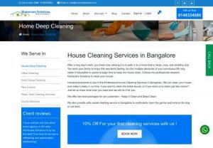 Deep Cleaning Services in Bangalore - When it comes to deep cleaning, it's one of the home cleaning processes that professionals use to clean various important spaces that we often ignore while performing cleaning work. The main reason is either we don't access the location easily or cleaning these spaces is not easy.