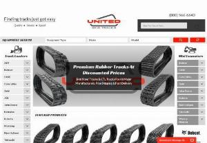 United Skid Tracks - We are a leading manufacturer of premium rubber tracks.