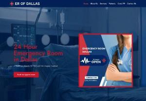 er of dallas - 24 HR EMERGENCY ROOM. We are committed to providing excellent healthcare services. Our unmatched professionalism has set the standards in the industry. 365 days a year day or Night, ER of Dallas Texas is open for you. For emergencies large or small, right in your neighborhood with our expert health faculty.