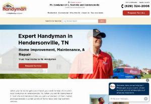 Mr. Handyman of E. Nashville and Hendersonville - Looking for an East Nashville Handyman? Choose Mr. Handyman!

From door installation and drywall repair to pressure washing, gutter cleaning and bathroom remodeling, our pros can handle it all. Call us at 615-551-4653 for expert commercial and residential handyman service today!
