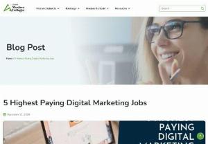 5 Highest Paying Digital Marketing Jobs - In 2021, Digital Skills are crucial for businesses. But switching may look hard. Read why its easier to succeed with digital skills than you might think.