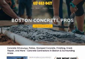 Boston Concrete Pros - For all your concrete entailed details along with an understanding into the concrete company easily available for you, we are right here at your solution. To provide the general public an enhanced experience right into the globe of concrete contractors, so no person acquires to pay extra for a service without high quality. With that said stated suggestion in mind, we started our organization. To give you the most budget-friendly as well as the greatest specialists for your residence calls for...
