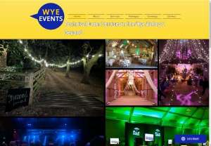 Wye Events - We supply Sound, Lighting and AV equipment to Weddings & Events in Herefordshire and beyond.