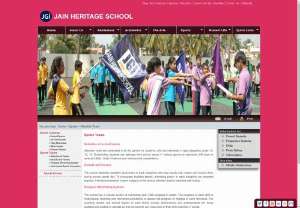 Jain Heritage School - Join Top Day Boarding School for Sports in Bangalore, India that has well equipped multi sporting facilities and has Best Coaches to train students.