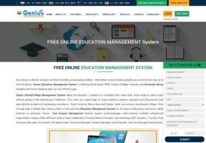 Best Learning Management Software - GeniusEdusoft - The Genius Education Management System, i.e. dealing with the e-learning solution, is the best learning management system. For schools, colleges, universities and institutes, we provide Free Online Leaning Management Software With an integrated technology-based learning interface, it is a simple and effective way to offer online classes, which can be implemented easily with great expertise.