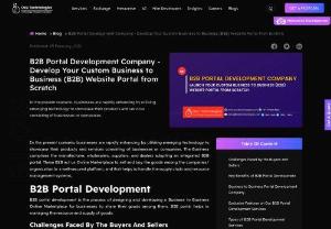 B2B Portal Development Company - Launch your B2B Portal from osiz technologies, a leading B2B Portal development company. We provide a B2B portal with enriched features and functionalities.