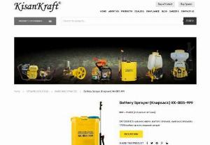 battery sprayer for sale in India - KisanKraft battery sprayer can be used to mix any ordinary manufactured and shower at surfaces of work environments, homes, etc to purge and clean the territory. These sprayers go with different kinds of spouts and have a solid battery that is adequately battery-controlled.