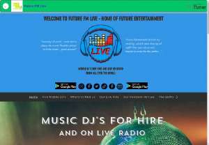 Future fm live - A community radio station with dj's from around the globein the mix
future fm
music dj's live