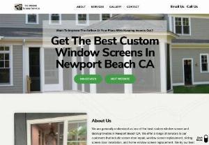 Window Screens Near Me Newport Beach CA - Get a window screen introduced to allow natural air to get through a window while staying protected from pointless external components. In the event that you need to get another window assembled some place in your structure, employ us. The OC Mobile Screen Service is perceived best custom window screens installer to meet your redid window needs. Call us now!
