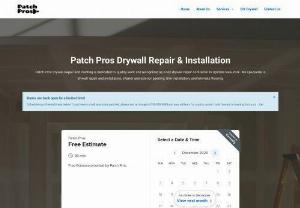 Patch Pros Drywall Repair & Painting - At Patch Pros Drywall Repair and Painting, we offer a variety of services such as drywall repair, installation, finishing, interior and exterior painting, and trim work.