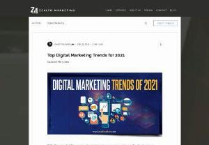 Digital Marketing Trends for 2021 - Digital Marketing Trends For 2021
We have listed the most important digital marketing trends to be followed in 2021!