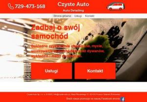 Czyste Auto Sp. z o. o. - Thorough dry cleaning, washing, waxing of cars, carpets and home furniture.