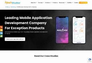 Mobile App Development Company - Hashstudioz Technologies let you develop the latest mobile application based on your business services covering the aspects of AI, IoT, Blockchain, and other technological implementations for an optimized Mobile Application architecture development.