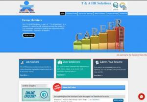 T & A HR SOLUTIONS - T&A HR solution is one of the best job consultancies in India