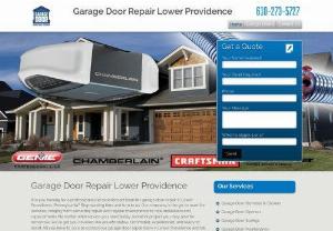 Garage Door Repair Team Lower Providence - Garage Door Repair Team Lower Providence provides clients with a vast array of cost-efficient garage door repairs. Our team highly specialize in fixing malfunctioning garage door openers and reprogramming remote controls. We also are the number source for fast and expert garage door tune-up, maintenance, replacement, and even installation services.