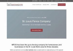 Fence Company Near St. Louis - Maintenance Free Outdoor Solutions - We're an experienced fence company near St. Louis offering the best in maintenance-free fencing, decking, lighting, and railing, since 1994.