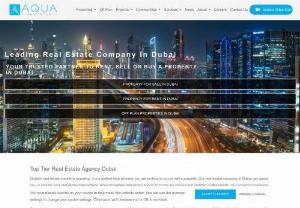 Aqua Properties - Your Trusted Partner To
Rent, Sell Or Buy A Property
In Dubai