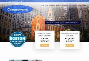 staffing companies in boston ma - In Boston, if you have been searching for the most efficient and reliable temp agency, then you should contact Contemporaries, Inc. For getting more information about our services visit our site.