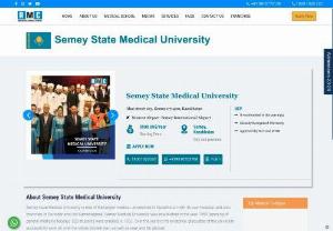 Semey State Medical University | Admission 2021 | Fee Structure - Semi-State Medical University is one of the largest medical universities in Kazakhstan, with its own hospital and branches in Pavlodar and Ust-Kamenochorsk. Semi Medical University was established in 1953 (opening of the Faculty of General Medicine). In 1953 320 students were enrolled. In its two years, the university's graduates have worked successfully throughout the whole of Kazakhstan, overseas and near and far.