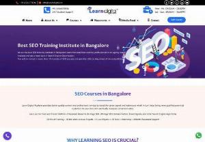 Best SEO Training Institute in Bangalore - Learn Digital Academy is among the best SEO Training Institute in Bangalore providing top-quality SEO Courses in Bangalore.